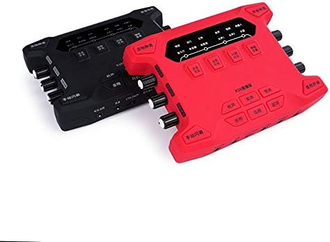 ポータブルデジタル外部サウンドカードミキシングコンソール ビルトインの複数のサウンドエフェクト 予約販売品 音楽録音生放送カラオケ用