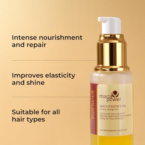 Karseell Collagen Hair Treatment Deep Repair Conditioning, Hair Mask Argan Oil Set for Dry Damaged Hair All Hair Types 16.9floz + 1.69floz