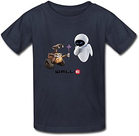AOPO Wall E T Shirts For Kids Unisex Large Navy