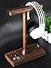 Festnight Universal Wooden Headphone Stand Headset Holder Earphone Hanger with 3 USB 3.0 Port Enable to Charge Phone Tablet