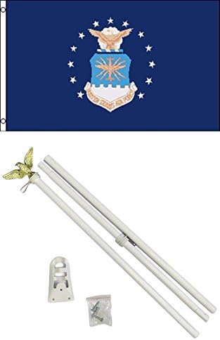 3'x5' US AIR FORCE Polyester Flag and 6' POLE KIT