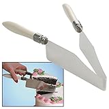 Debbie Meyer's Kake Kut’r Cake & Pie Slicer Cutter Stainless Steel White Handle
