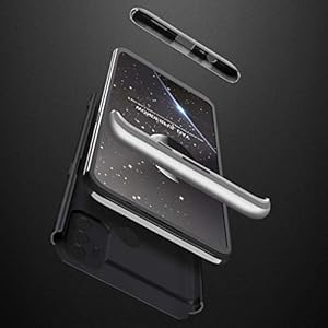 GOGME Cover per Oppo A53s Cover, Custodia Protettiva con Tutto Il Corpo Tocco Morbido Setoso, Staccabile Silicone PC… - immagine 5