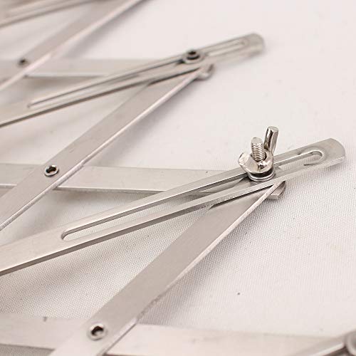 Funtress 6 Wheel Pizza Cutter Stainless Steel Muti-round Blade Pastry Knife Dough Scraper/Cutter/Divider 2 1/4inch
