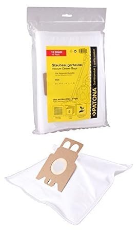 10 Staubsaugerbeutel für den Miele S 8340 EcoLine Staubsauger --- Material: Vlies 5-lagig --- 10er Packung inkl. 1 Mikrofilte