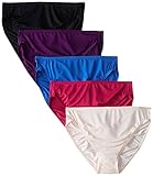 Fruit of the Loom Women's 5Pack Asstd Microfiber Hi Cut Briefs Underwear 13