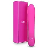 Electric Handheld Vibrator-10 Vibration Patterns - Silicone Bullet Sex Vibrator - Waterproof vibrator for women, Powerful & Quiet Vibration - Packaged Handheld Vibrator, Pink, Lyps Annabelle