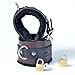 Bare Sutra Wrist & Ankle Cuffs | BDSM Toys Sex Play Game for Couples | Adjustable Bed Restraints Kit Set Novel Design | Cow Hide Suede Leather | 4 Pieces Restraint Hogtie Soft Flexible Brown & Blackthumb 3