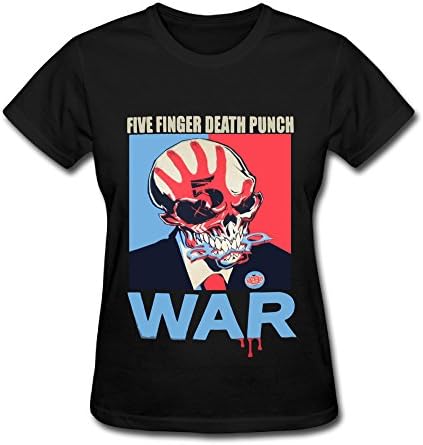 Best Black T Shirt For Women Five Finger Death Punch War Logo.png