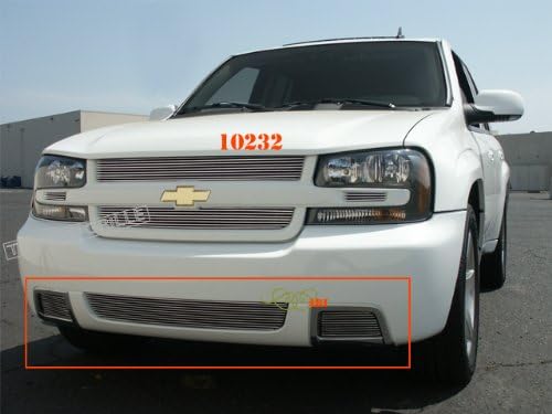 Chrome Mesh Grille Assembly For 2002-2005 Chevy Trailblazer & EXT - Direct Fit GM1200477