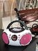 Hello Kitty KT2026-MBY Portable Stereo CD Boombox with AM/FM Radio Speaker
