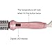 VAV Ceramic Negative Ions Hair Curler/Hot Brush/Hair Straightener Travel Multi-use Hair Styling Iron Dual Voltage Adjustable Temperature Auto Shut-off Pink