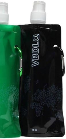 Collapsible Kettle Outdoor Sports Water Bottles Portable Folding Bag Ice Bag Black