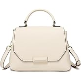 imeetu Purses for Women Leather Crossbody Bags Small Handbag with Flap & Zipper