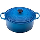 Le Creuset Signature Enameled Cast-Iron 9-Quart Round French (Dutch) Oven, Marseille