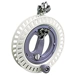 emma kites 10.6in Large Kite Reel Omnibearing Line-Guide Ratchet Lock Professional for Adult Large Kite Flying (ABS Plastic White)