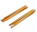 MIER Aluminum Tarp Poles Adjustable Lightweight Poles for Camping, Backpacking, Awnings, Shelters (Pack of 2) PE601 (6.56 ft)