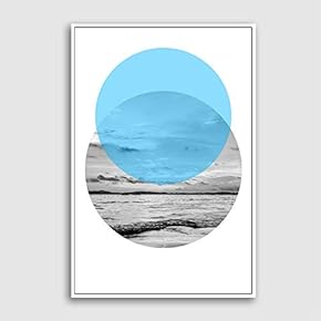Framed Canvas Home Artwork Decoration Abstract Canvas Wall Art for Living Room, Bedroom - 16x24 inches