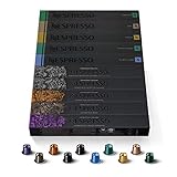 Nespresso Capsules OriginalLine, Espresso Variety Pack, Medium Roast Espresso Coffee, 100 Count Coffee Pods ,Brews 1.35 oz