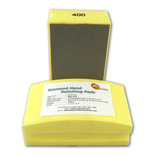 Click Here to See More Images Monster DHP0400 Monster Diamond Hand Polishing Pads for Stone