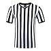 Shinestone Referee Shirts, Men's Basketball Football Soccer Sports Referee Umpire Shirt Referee Shirt Jersey Costume Short Sleeves, Perfect for Outdoor Sports