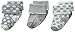 Jefferies Socks Newborn Baby Turn Cuff Socks 3 Pair Pack, Grey Heather