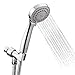 AmazerBath Shower Head, High Pressure Handheld Shower Head with Powerful Shower Spray, 3 Spray Settings Hand Held Shower Head with Hose and Bracket, Chrome