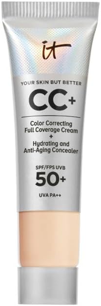 IT Cosmetics CC+ Cream SPF 50+ Travel Size Light 12ml Full Coverage