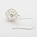 SA SILVERAGE Sterling Silver Dangle Earrings Hollow Filigree Ball Earrings Round Drop Earrings Women's