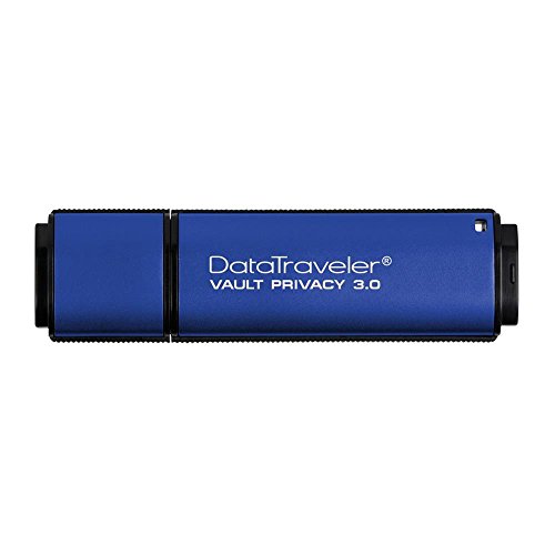 Kingston DTVP30 8GB Speicherstick USB 3.0 (256-Bit: Hardwareschlüsselung) blau