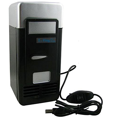 SL&BX Mini Usb Refrigerator,Small Refrigerator Computer Fridge Car Refrigerator Usb Mini Refrigerator Cooling Hot Box Mini Compact Refrigerator