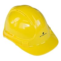 Active Kyds Adjustable Yellow Hard Hat for Kids Construction Costume (Medium)