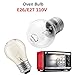 (2-Pack) Appliance Oven Light Bulb,HighTemperature 300 Degree Resistant Incandescent Bulbs - High Temp - 120v 40 watt Clear - 415 Lumens - Medium BrassE26/E27 Base - A15