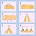 Rose Gold Black and White Bachelorette Party Wedding Bridal Shower Tissue Paper Tassel Garlands Baby Shower Nursery Birthday Party Hanging Decorations, 15pc
