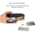 Asmuse DIY Guitar Pick Punch Premium Pick Maker with PVC Pick Holder Premium Celluloid Strips and Guitar Pick Sandpaper Plectrum Punch