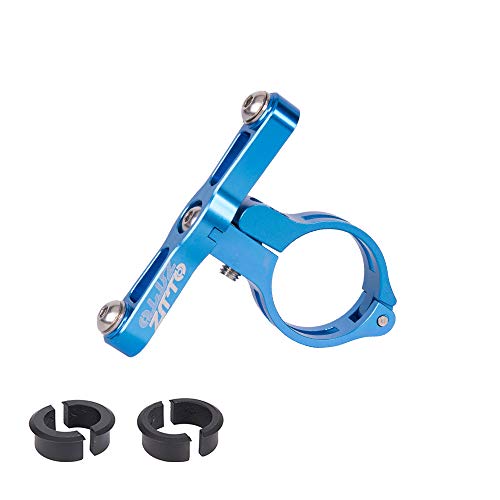 Ztto Aluminum Alloy CNC Machined Water Bottle Cage Holder Mount for 22.2mm 25.4mm 31.8mm Handlebar Seatpost (Blue)