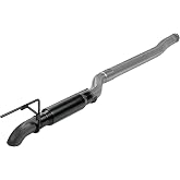 Flowmaster 817958 Outlaw Extreme High Clearance Cat-Back Exhaust Kit 3 Inch 409 Stainless Steel Black Single Dump Style Turndown Compatible with 2020-2024 Jeep Gladiator JT 3.6L V6