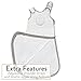 Nested Bean Zen Sack - Gently Weighted Sleep Sacks | Baby: 6-15 Months | TOG 2.5 | Help Newborn/Infant Swaddle Transition | Cotton 100% | 2-Way Zipper | Machine Washable