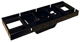 Gibraltar Mailboxes Patriot Rust-Proof Plastic Black, Mailbox Mounting Board, GMB225B