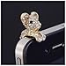 TOOGOO New Crystal Dog Puppy Bear 3.5mm Antidust Anti Dust Ear Cap for iPhone 5, HTC, Samsung