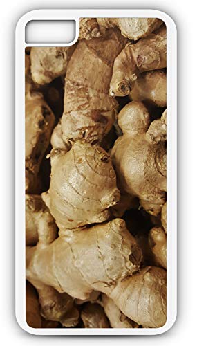 iPhone 8 Plus 8+ Case Ginger Root Spice Herb Ingredient Seasoning Customizable by TYD Designs in White Plastic