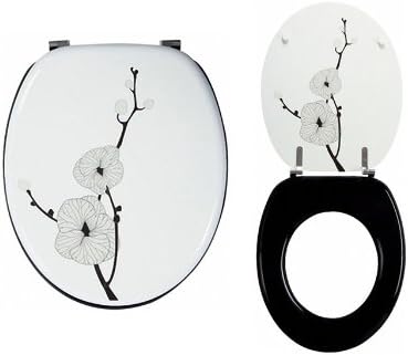 abattant wc fleurs