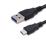 JoyPlus 3.3ft/1m Reversible Design Hi-speed Micro USB 3.1 Type C Male to Standard Type A USB 3.0 Male Data Cable for Apple New Macbook 12 Inch, Nokia N1, Tablet, Mobile Phone and Other Type-C Supported Devices (3.3ft/1m,1Pack) (Type C 3.1 to Type A male)