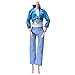 buytra 6 Pack Doll Accessories Handmade Fashion Shorts Pants Vest Outfit Clothes for Barbie Doll Girls' Birthday Gift