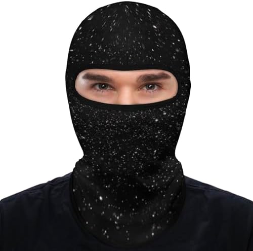 Balclava Ski Mask Women and Men Hairy Face Mask Beanie (Black) at