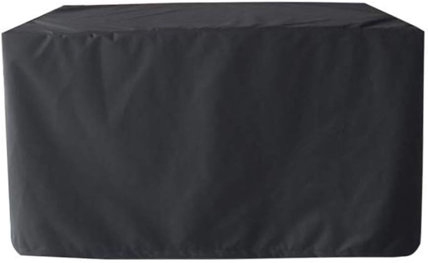 ZG Rectangular Table Cover Waterproof Dustproof Black Heavy Duty Outdoor Garden Furniture Cover, 4 Sizes, Customizable (Size : 123X123X74cm)
