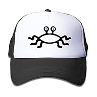 Sunshieldo Flying Spaghetti Crab Girls Travel Caps Black