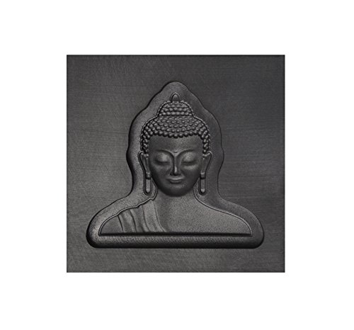 Small - Buddha Head 3D Graphite Ingot Mold for Precious Metal Casting Gold Silver Copper Melting