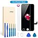 for iPhone 7 Screen Replacement - LCD Display 3D Touch Screen Digitizer Frame Assembly with Repair Tool Kits and Screen Protector (Black 4.7 Inch)