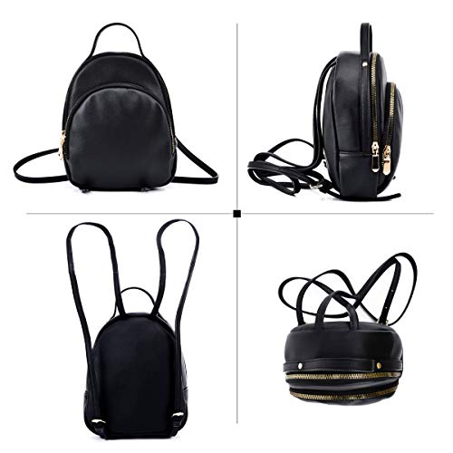 Women Backpack Purse Waterproof PU Lightweight Shoulder Bag